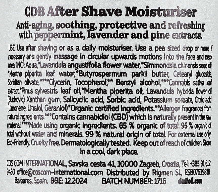 After Shave Lotion - Spacecat CBD After Shave Men — Bild N2