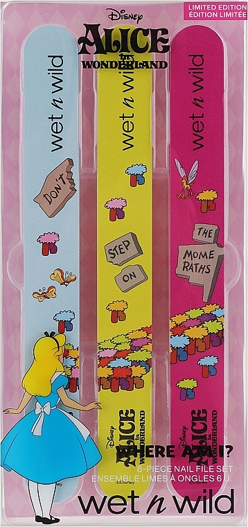 Nagelfeilen-Set 6 St. - Wet N Wild Alice in Wonderland Where Am I? 6-piece Nail File Set  — Bild N1