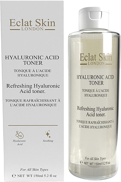 Erfrischendes Gesichtswasser mit Hyaluronsäure - Eclat Skin London Refreshing Hyaluronic Acid Toner — Bild N1