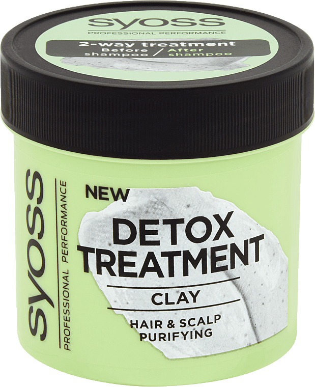 Entgiftende Haar- und Kopfhautmaske mit Tonerde - Syoss Detox Treatment Clay