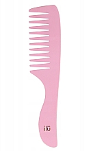 Düfte, Parfümerie und Kosmetik Haarkamm - Ilu Bamboo Hair Comb Pink Flamingo