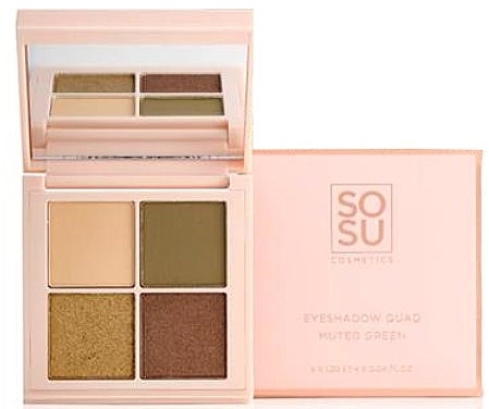 Lidschatten-Palette - Sosu by SJ Green Eyeshadow Quad — Bild N1