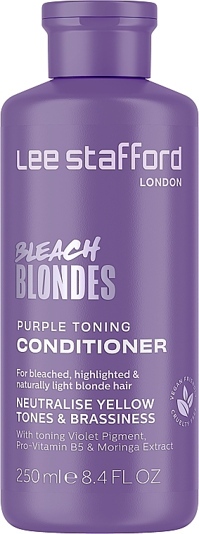 Conditioner für coloriertes Haar - Lee Stafford Bleach Blondes Purple Toning Conditioner — Bild N1