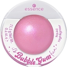 Flüssiger Highlighter - Essence Its Bubble Gum Fun Liquid Highlighter  — Bild N2