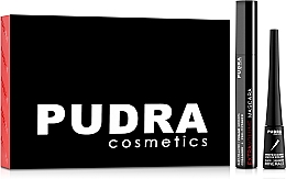 Düfte, Parfümerie und Kosmetik Set - Pudra Cosmetics Try It Kit (mascara/10ml + pencil/3ml)