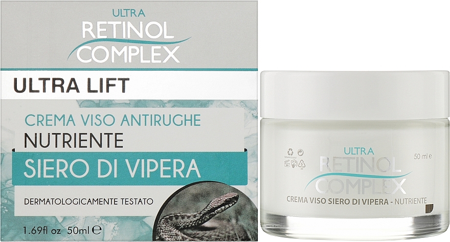 Gesichtscreme gegen Falten - Retinol Complex Ultra Lift Face Cream Viper Serum — Bild N2