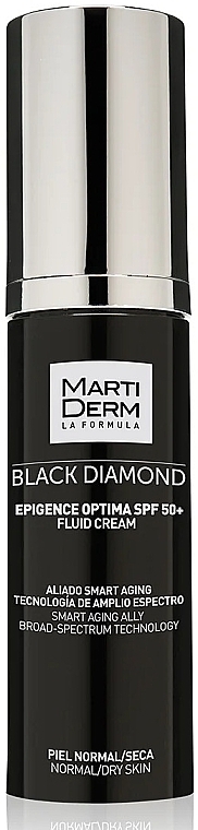 Creme-Fluid für das Gesicht - MartiDerm Black Diamond Epigence Optima SPF50+ Fluid Cream — Bild N1