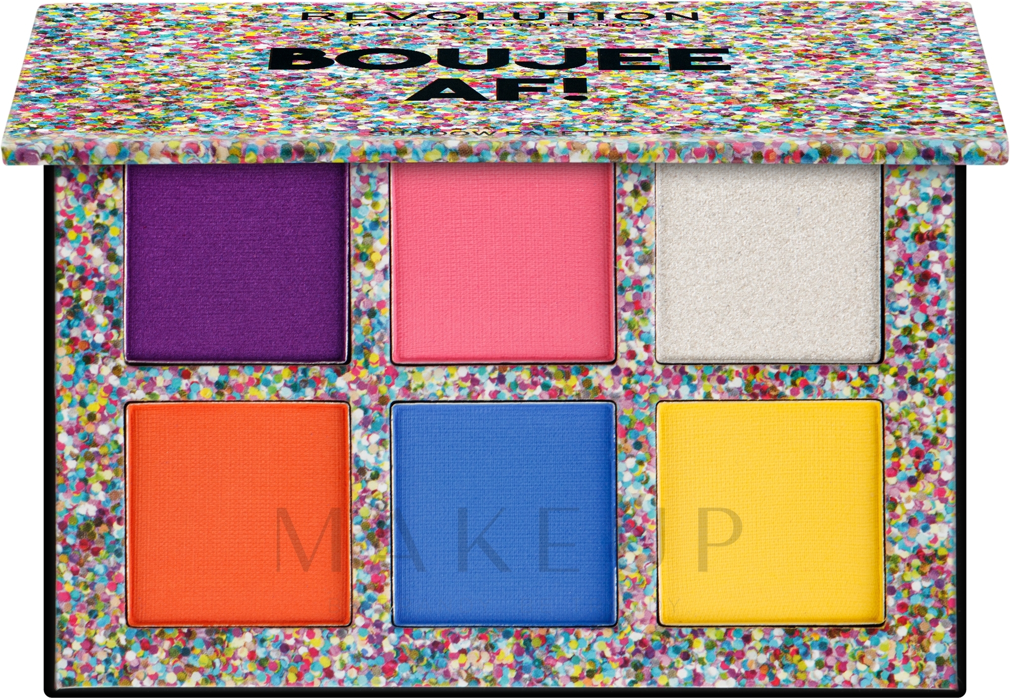 Lidschattenpalette - Makeup Revolution Power Shadow Palette Boujee AF! — Bild 6.6 g