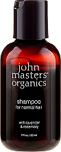 Düfte, Parfümerie und Kosmetik Shampoo für normales Haar mit Lavendel und Rosmarin - John Masters Organics Lavender Rosemary Shampoo (Mini)