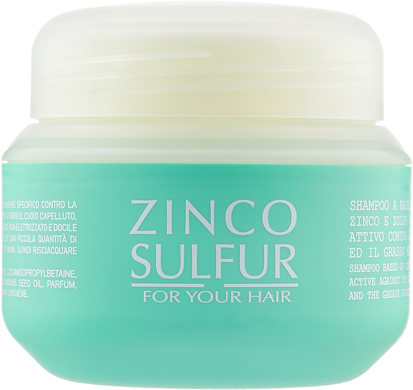 Creme-Shampoo mit Zink und Schwefel - Alan Jey Zinco Sulfur — Bild N1