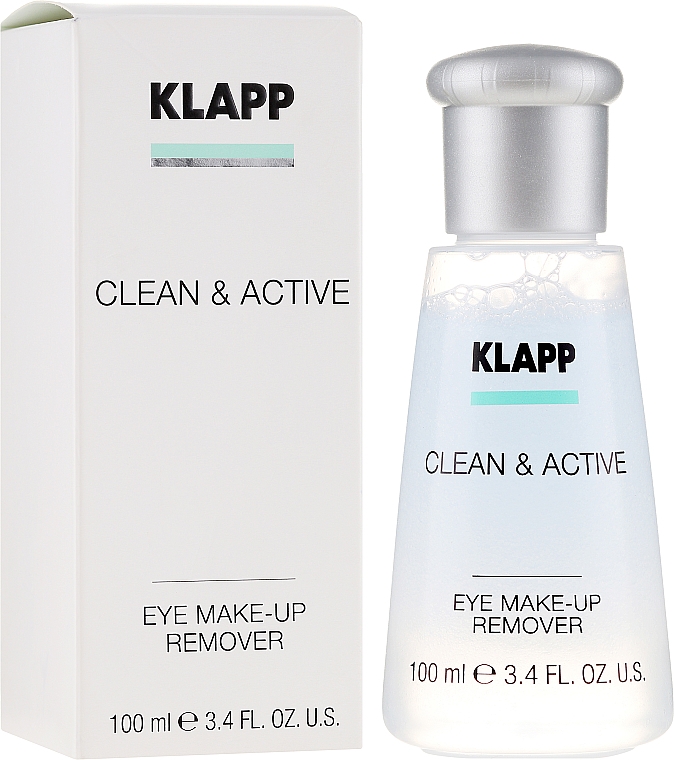 Augen-Make-up Entferner mit Allantoin - Klapp Clean & Active Eye Make-up Remover — Bild N1