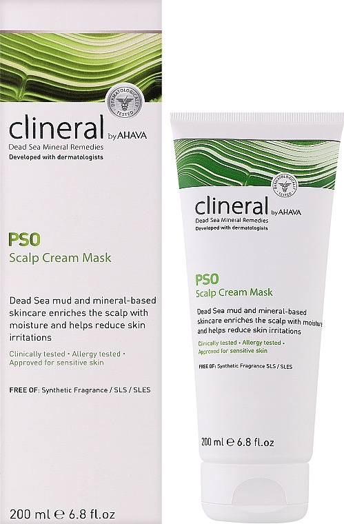 Maske-Creme für die Kopfhaut - Ahava Clineral PSO Scalp Cream Mask — Bild N2