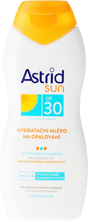 Feuchtigkeitsspendende Sonnenschutzmilch SPF 30 - Astrid Sun Moisturizing Suncare Milk — Bild N1