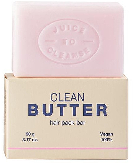 Fester Haarconditioner - Juice To Cleanse Clean Butter Hair Pack Bar — Bild N1