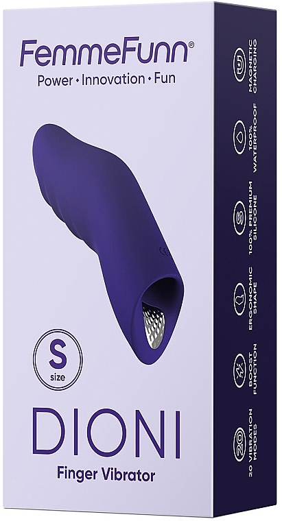 Fingervibrator Größe S violett - Femme Funn Dioni Finger Vibrator  — Bild N1