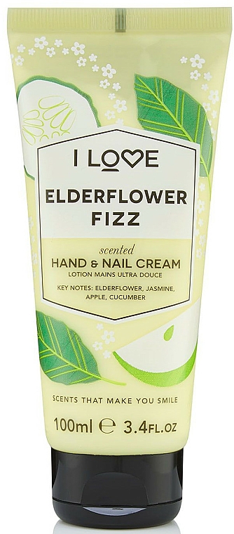 Hand- und Nagelcreme "Elderflower Fizz" - I Love... Elderflower Fizz Hand and Nail Cream — Bild N1