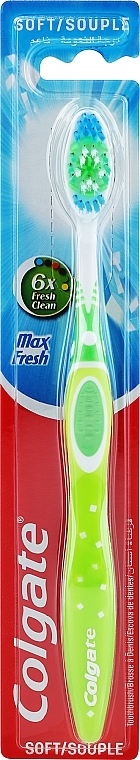 Zahnbürste weich Max Fresh hellgrün-weiß - Colgate Max Fresh — Bild N1