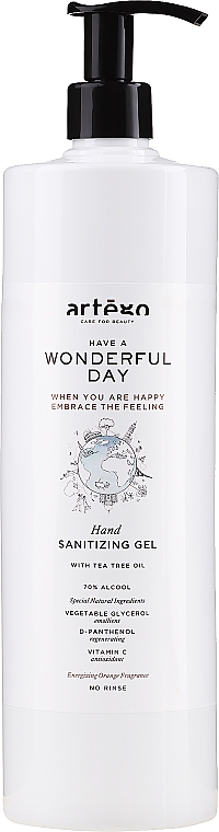 Handdesinfektionsmittel - Artego Have A Wonderful Day Sanitizing Gel — Bild N3