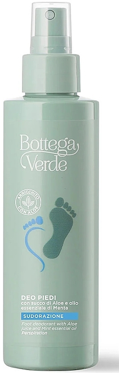 Fußdeodorant mit Aloe-Saft und Pfefferminzöl - Verde Foot Deo — Bild N1