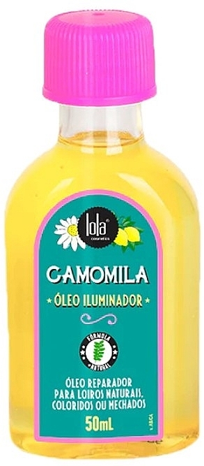 Kamillenöl für glänzendes und blondes Haar - Lola Cosmetics Camomila Illuminating Oil — Bild N1