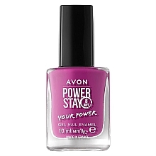 Nagellack mit Gelformel - Avon Power Stay 8 Days Your Power Gel Nail Enamel — Bild N1