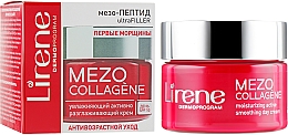 Düfte, Parfümerie und Kosmetik Feuchtigkeitsspendende und glättende Tagescreme gegen die ersten Falten SPF 10 - Lirene Mezo Collagene