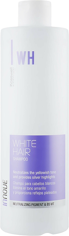 	Shampoo-Neutralisator gegen Gelbstich - Kosswell Innove Professional White Hair Shampoo — Bild N1