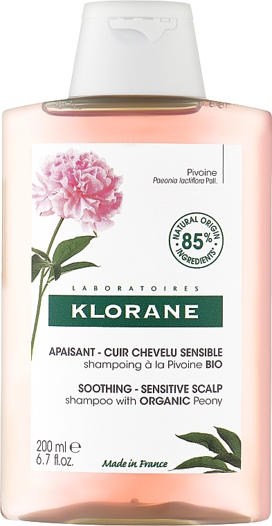Beruhigendes Shampoo mit Pfingstrosenextrakt - Klorane Soothing Shampoo with Peony Extract — Bild N1