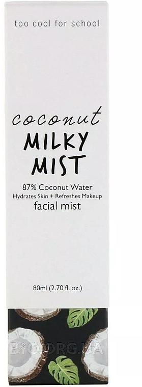 Feuchtigkeitsspendender Kokosnussnebel für das Gesicht - Too Cool For School Coconut Milky Mist — Bild N2