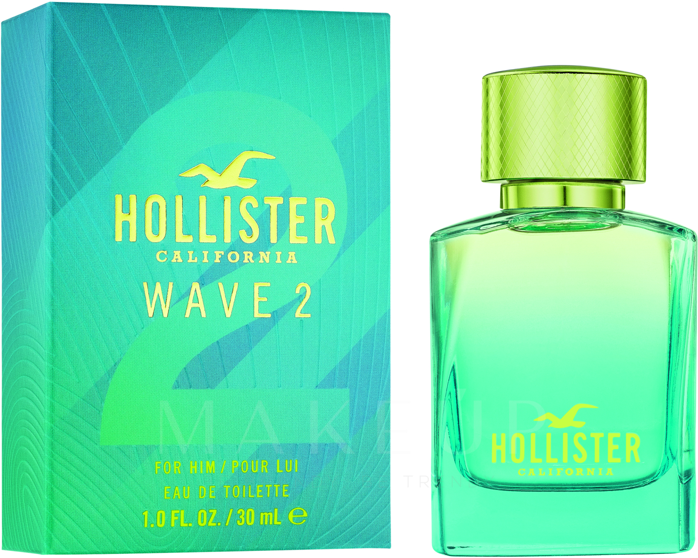 Hollister Wave 2 For Him - Eau de Toilette — Bild 30 ml