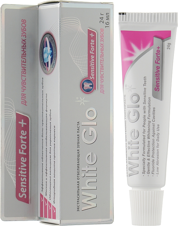 Aufhellende Zahnpasta für empfindliche Zähne - White Glo Sensitive Forte + — Bild N1