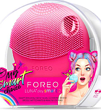 Kompakte Gesichtsreinigungsbürste pink - Foreo Luna Play Smart 2 Cherry Up! — Bild N3