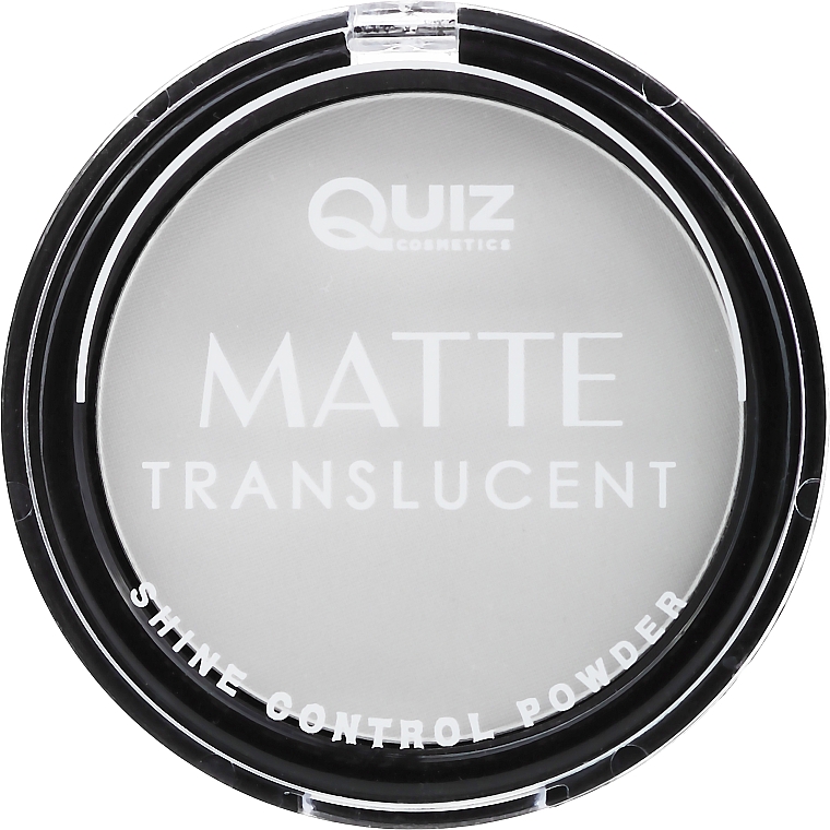 Mattierender Gesichtspuder - Quiz Cosmetics Matte Translucent Powder — Bild N2