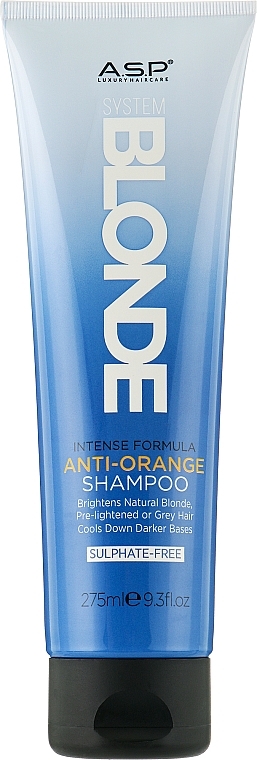 Shampoo gegen unerwünschten Orangestich - Affinage System Blonde Anti-Orange Shampoo — Bild N1