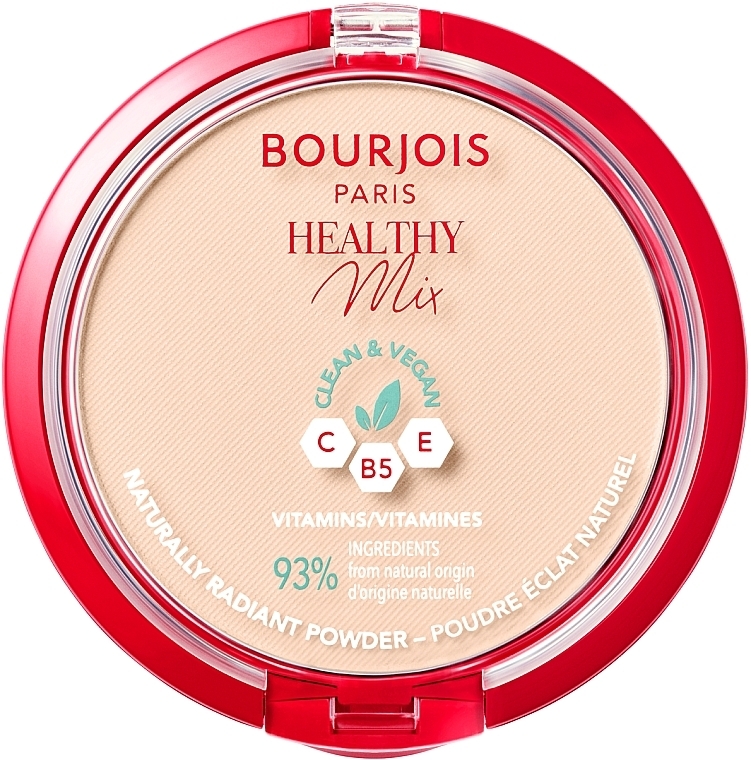 Kompakter Puder für das Gesicht - Bourjois Healthy Mix Clean & Vegan Powder — Bild N1