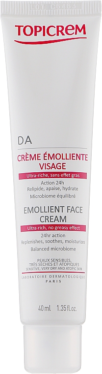 Geschmeidige Gesichtscreme - Topicrem DA Emollient Face Cream — Bild N2