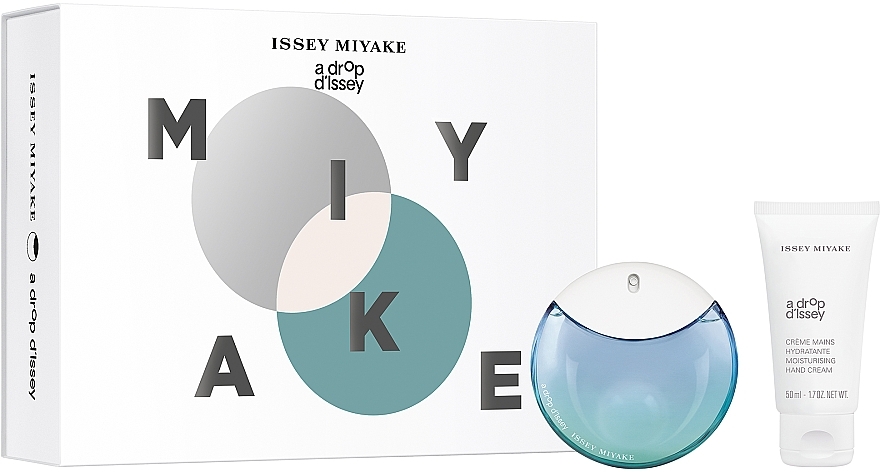 Duftset (Eau de Parfum 50 ml + Handcreme 50 ml) - Issey Miyake A Drop D'Issey Fraiche  — Bild N1