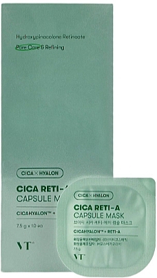 Retinol-Gesichtsmaske in Kapseln - VT Cosmetics Cica Reti-A Capsule Mask — Bild N1