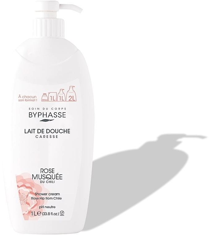 Duschcreme mit Hagebutte - Byphasse Caresse Shower Cream — Bild N1