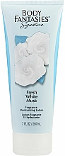 Düfte, Parfümerie und Kosmetik Parfums de Coeur Body Fantasies Fresh White Musk - Feuchtigkeitsspendende Körperlotion mit Weißblüten- und Moschusduft