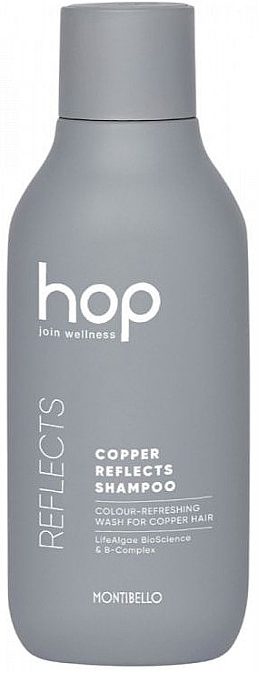 Glanzshampoo für kupferfarbene Haartöne - Montibello HOP Copper Reflects Shampoo — Bild N1