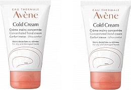 Set - Avene Cold Cream Concentrated Hand Cream (h/cr/2x50ml) — Bild N1