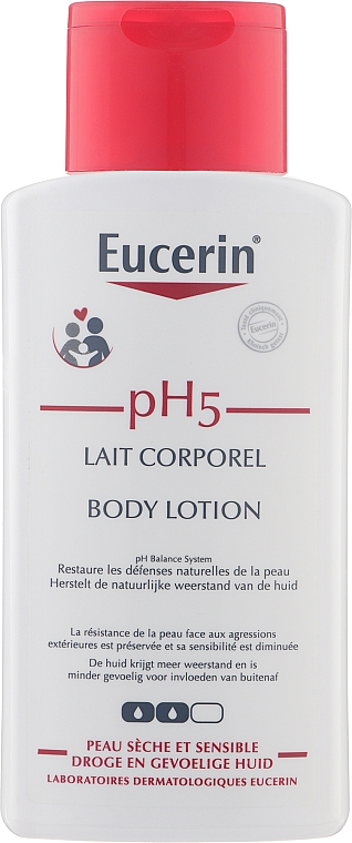 Feuchtigkeitsspendende Körperlotion für empfindliche Haut - Eucerin pH5 Body Lotion — Bild N1
