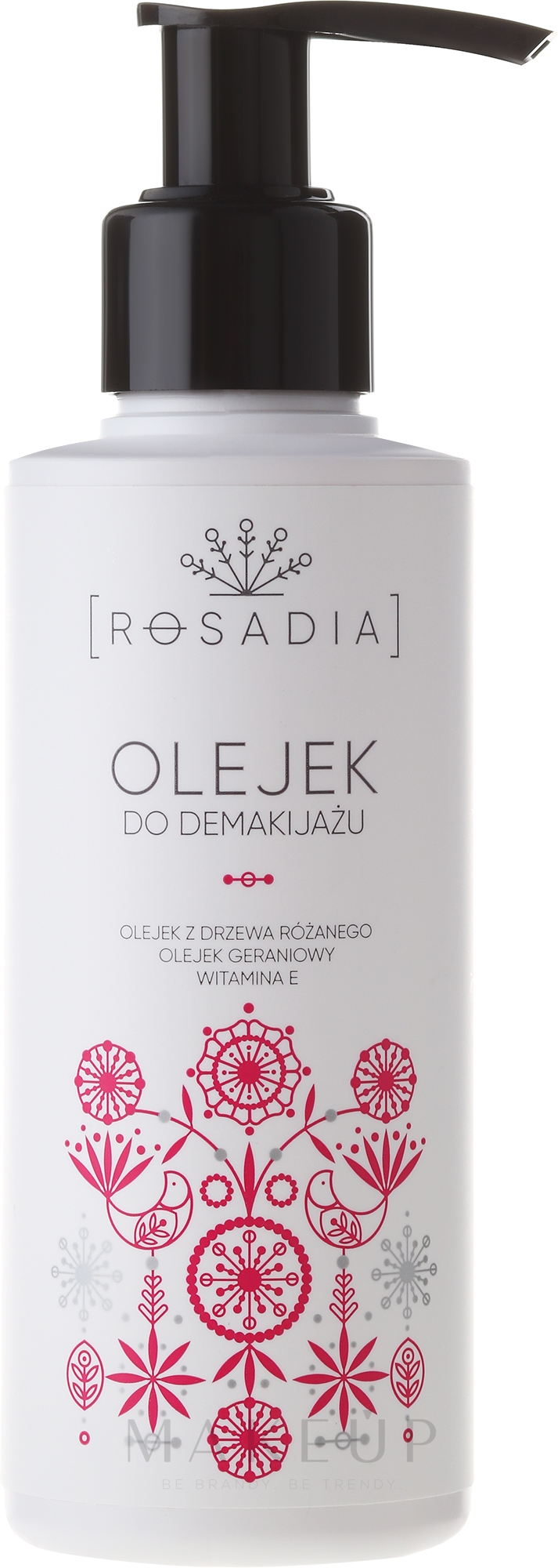 Rosadia - Sanftes Make-up Reinigungsöl mit Rosenbaum- und Geranienöl und Vitamin E — Bild 150 ml