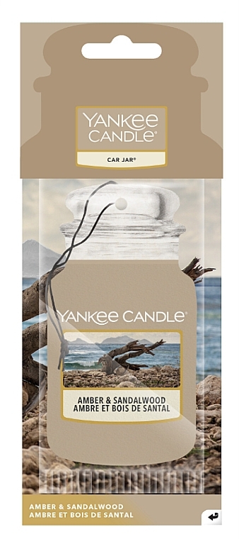 Auto-Lufterfrischer - Yankee Candle Car Jar Amber & Sandalwood — Bild N1