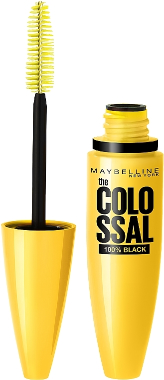 Mascara für voluminöse Wimpern - Maybelline Volum Express Colossal 100% Black — Foto N2