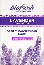 Seife - BioFresh Lavender Organic Oil Deep Cleansing Bar Soap  — Bild N1