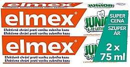 Düfte, Parfümerie und Kosmetik Mundpflegeset - Elmex Junior Toothpaste (Zahnpasta 2x 75ml)