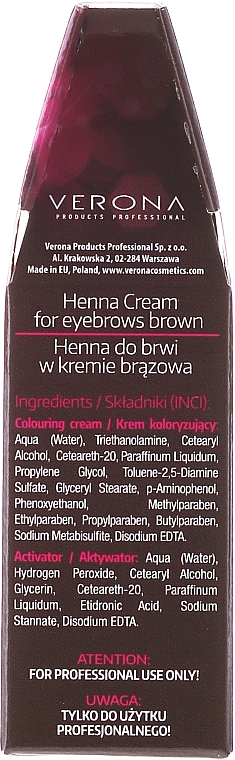 Henna - Creme-Henna für Augenbrauen — Foto N2