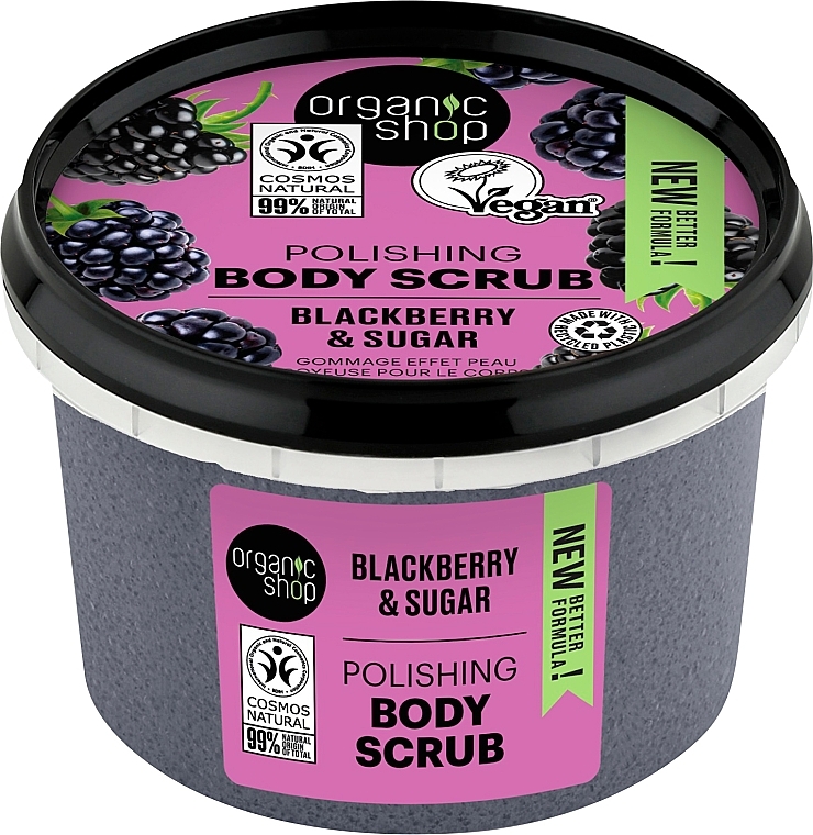 Körperpeeling Brombeere - Organic Shop Polishing Body Scrub Blackberry & Sugar — Bild N1